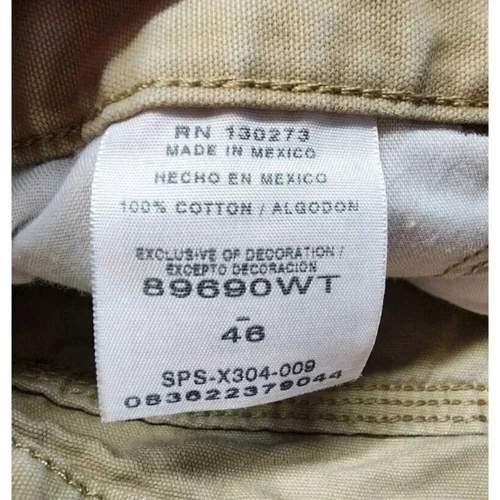 Mens Carpenter Khaki Shorts Size 46 - Picture 4 of 4